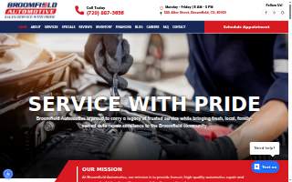 Broomfield Automotive website