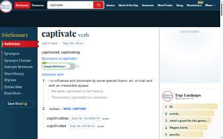 Captivate Salon website