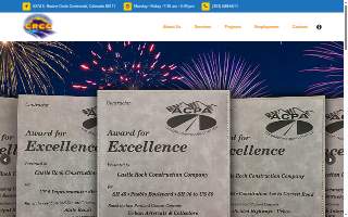 Castle Rock Construction Company of Colorado, LLC website
