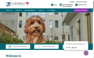 Northfield Veterinary Hospital of Commerce City website