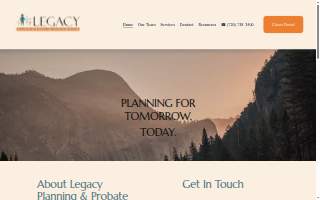 Legacy Planning & Probate, LLC website