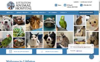 Littleton Animal Hospital website