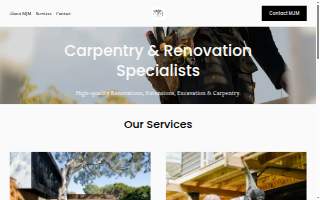 MJM Construction Inc website