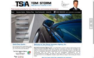 Tom Storm Insurance Agency, Inc. website
