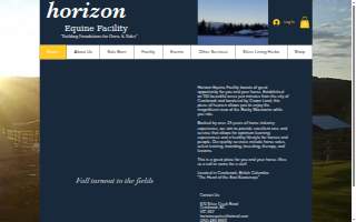 Horizon Veterinary Clinic website