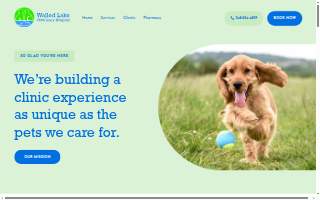 Walled Lake Veterinary Hospital website