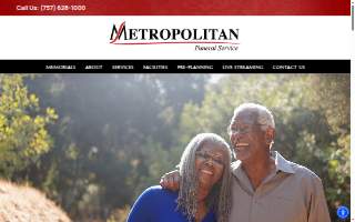 Metropolitan Catering website