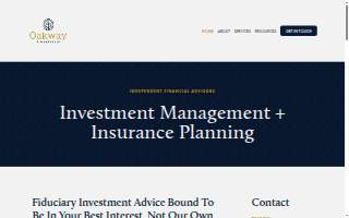 Oakway Financial LLC website