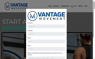 Vantage Movement website