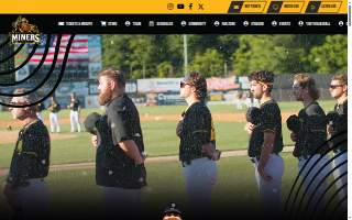 Miners Saloon website