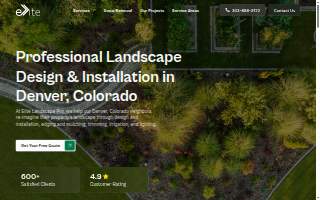 Elite Landscape Pro website