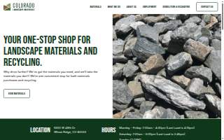 Colorado Landscape Materials and Recycling | Landscape Supply | Asphalt and Concrete Recycling website