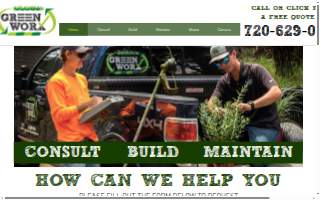 Green Worx Landscaping website