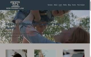 New Parent Law, PLLC of Lafayette website