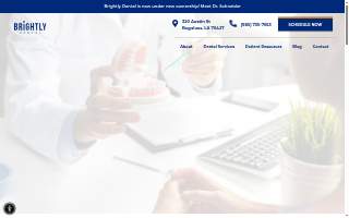 Brightly Dental Lafayette website