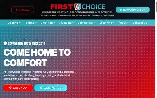 First Choice Plumbing & Heating Lafayette website