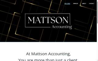 Sherry Mattson Accounting website