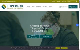 Superior Family Dentistry website