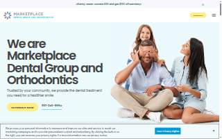 Marketplace Dental Group and Orthodontics website