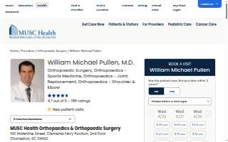 William Michael Pullen, MD of Mt Pleasant website