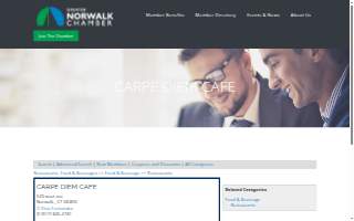 Carpe Diem Cafe website
