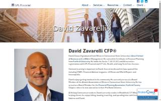 David Zavarelli, CFP LPL Financial website