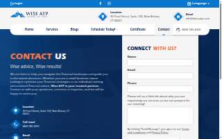 Wise ATP website