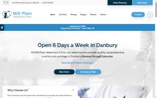 Mill Plain Veterinary Clinic website