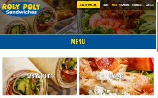 Roly Poly Bakery website