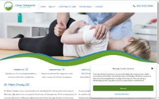 Chudy Chiropractic Center website
