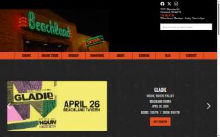Beachland Tavern website