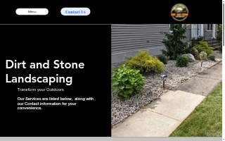 Dirt and Stone Landscaping website