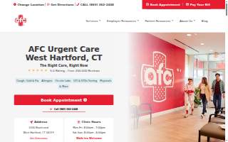 DOCS Urgent Care & Primary Care - West Hartford website