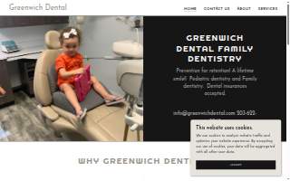 Greenwich Dental website