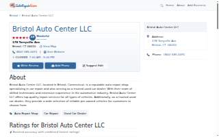 Bristol Auto Center LLC website