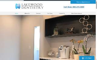 Lakewood Dental website