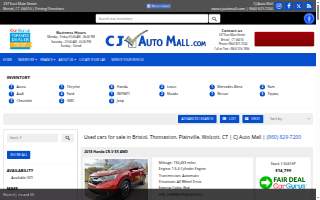 CJ Auto Mall website