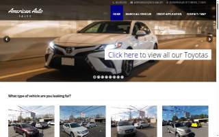 American Auto Sales website