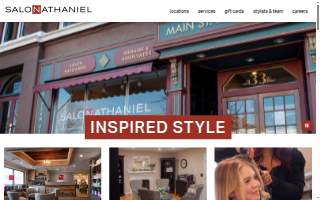 Salon Nathaniel website