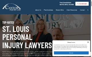Cantor Injury Law Firm, LLC website