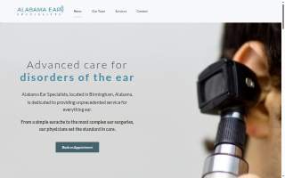 Ear, Nose and Throat Specialists of Connecticut website