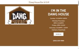 Dawg House Bar & Grill website