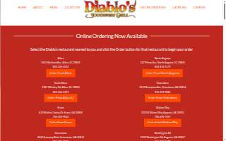 Diablos Meriden website