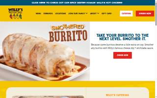 Willys Pub & Grub website