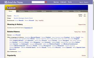 Lasse's Restaurant website