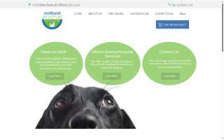 Milford Animal Hospital website