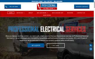 Professional Electrical Services, LLC website