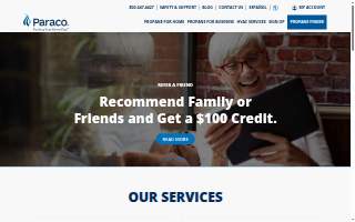 Paraco HVAC website