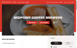 Midpoint Coffee Brewers website