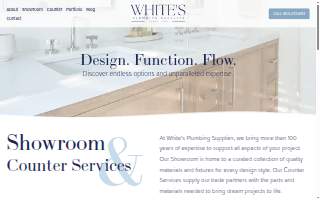 White's Plumbing Supplies website